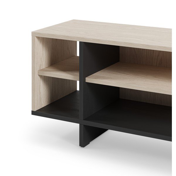 Crna TV komoda 160x44x36 cm Cequoia – Marckeric-image-4