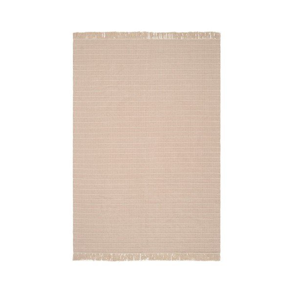 Bež ručno rađena pamučna staza 80x150 cm Irma – Jotex