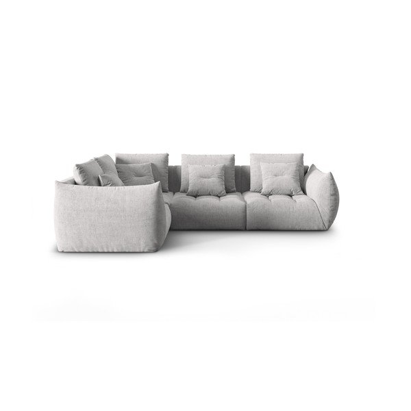 Svijetlo siva kutna garnitura (s lijevim kutom) Bloom – Micadoni Home
