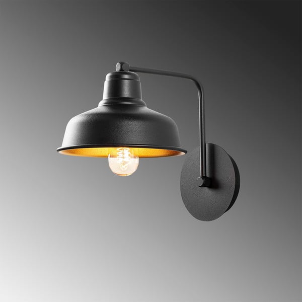 Crna zidna lampa Berceste – Opviq lights-image-3