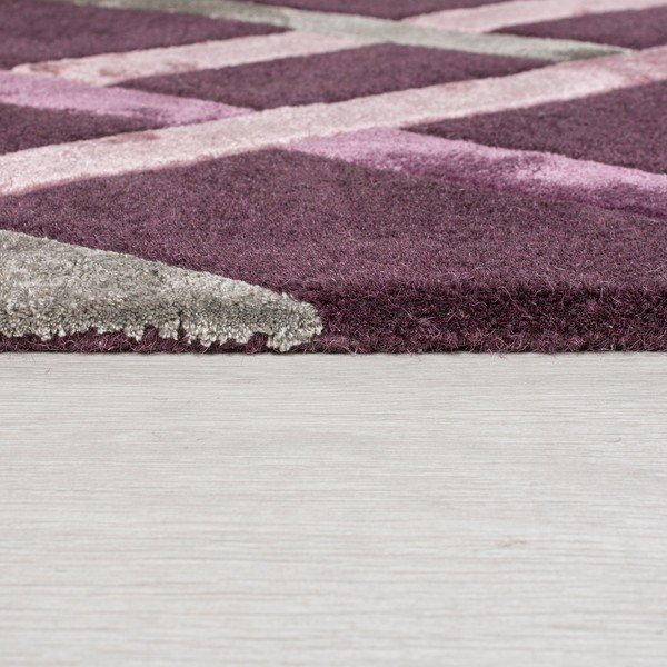Ljubičasti tepih od viskoze Flair Rugs Trellis, 160 x 230 cm-image-3