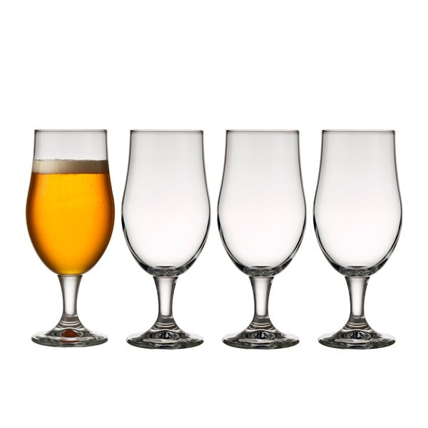 Set od 4 čaše za pivo Lyngby Glas Juvel, 490 ml