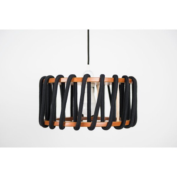 Crna stropna lampa EMKO Macaron, ø 30 cm-image-3