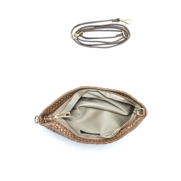 Sivo-smeđa kožna torbica Isabella Rhea br. 8029-image-4