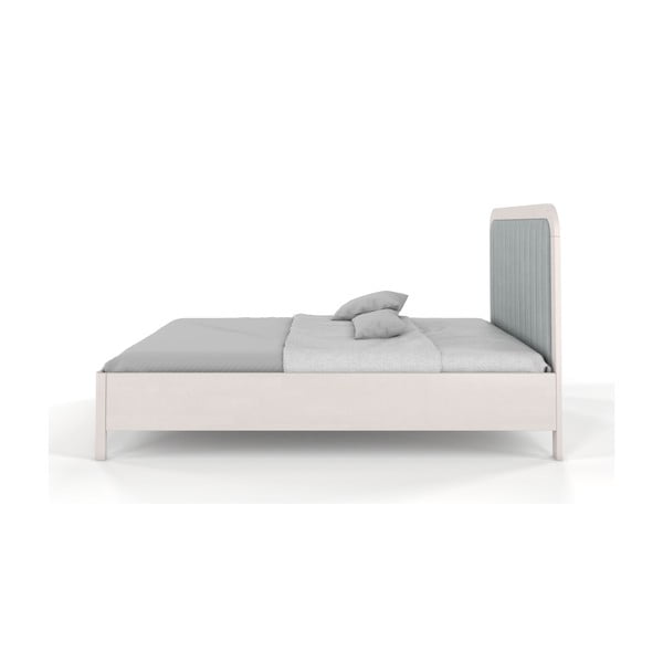 Bijeli bračni krevet od bukovog drveta Skandica Visby Modena, 200 x 200 cm-image-3