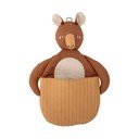 Smeđa tekstilna dječja kutija za pohranu 46x7,5x33 cm Toto – Bloomingville Mini