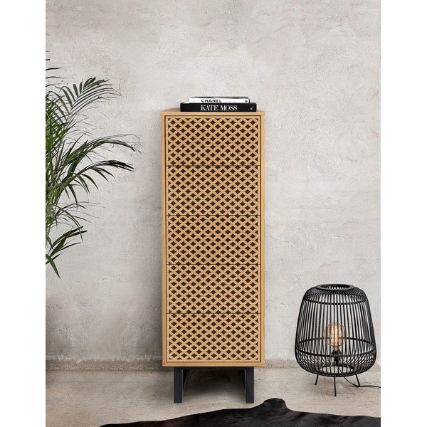 Komoda u dekoru hrast Woodman Camden Diamond, 40 x 123 cm-image-1