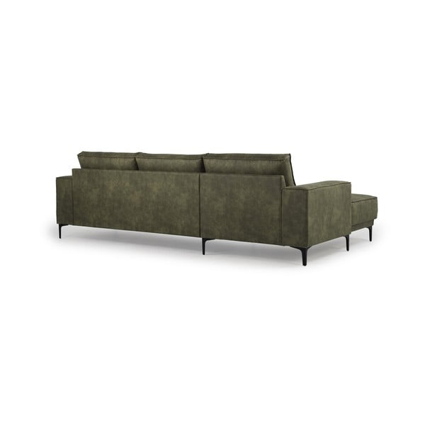 Zelena kutna garnitura od imitacije kože (s lijevim kutom) Copenhagen – Scandic-image-3