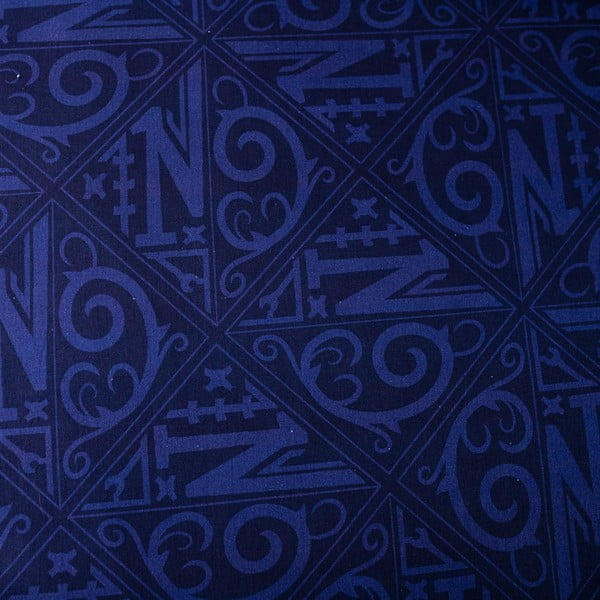 Tamno plava pamučna dječja posteljina za krevet za jednu osobu 140x200 cm Wednesday "Rain" – Jerry Fabrics-image-4