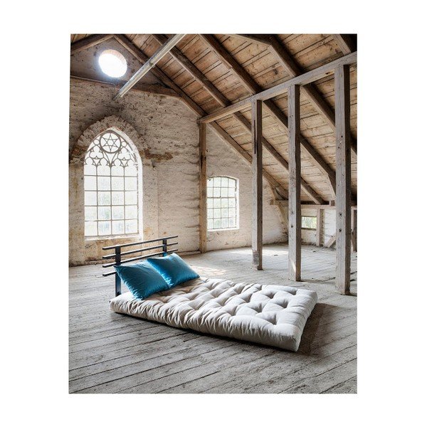 Sofa na razvlačenje Karup Shin Sano Black Lan / Horizon Blue-image-3