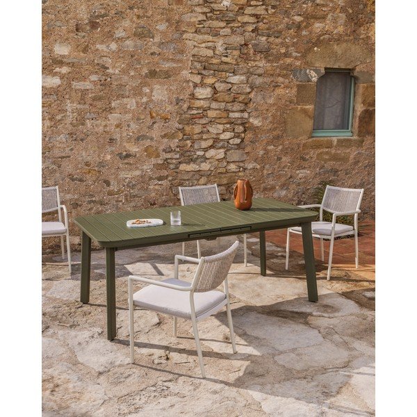 Metalni vrtni stol 100x220 cm Izola – Kave Home-image-1