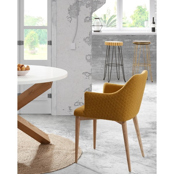 Senf žuta stolica za blagovaonicu Kave Home Danai-image-4