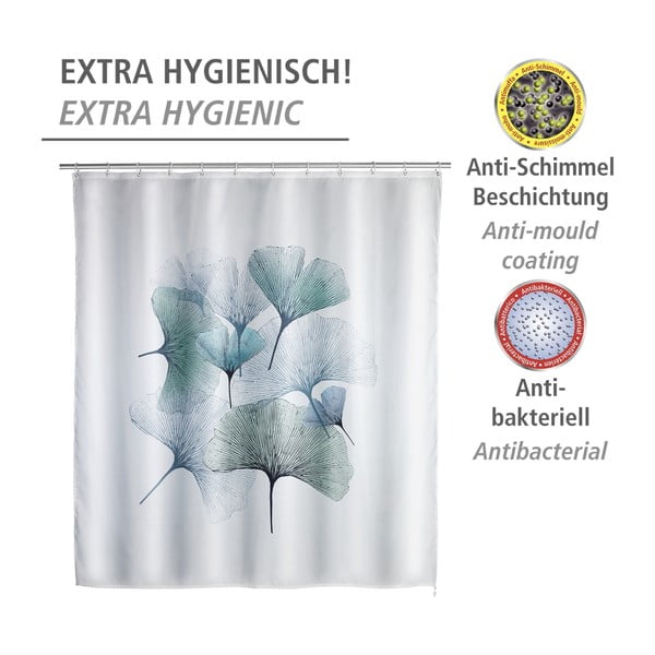 Periva tuš zavjesa Wenko Ginkgo, 180 x 200 cm-image-4