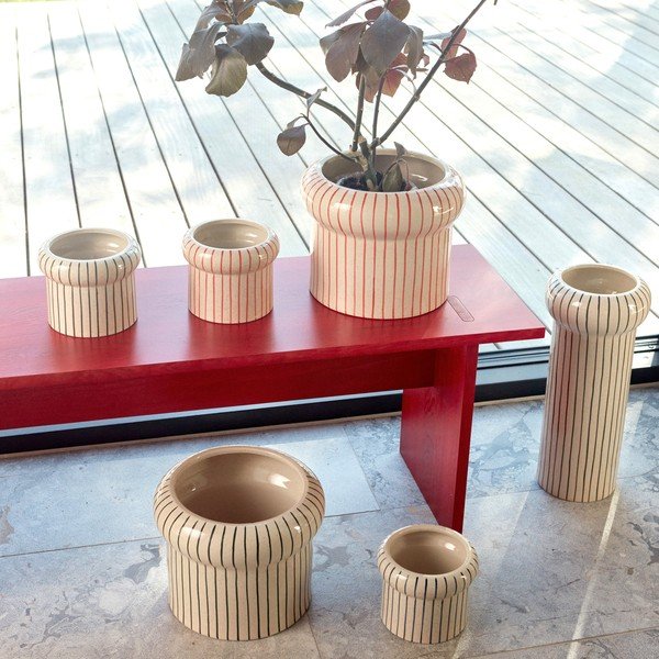 Crvena klupa od masivnog drveta Kotai – OYOY Living Design-image-1