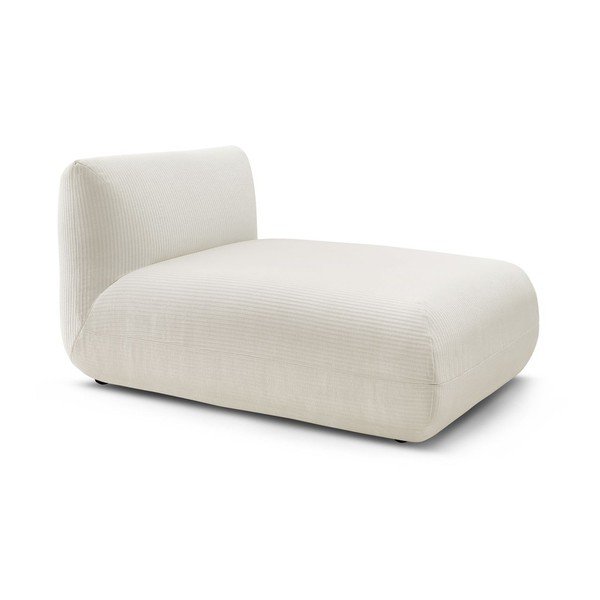 Sofa modul od bijelog samta Lecomte - Bobochic Paris-image-1