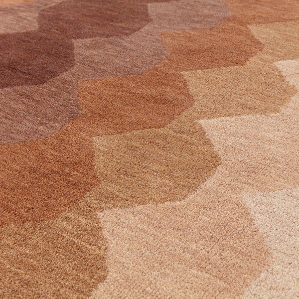 Ciglasti vuneni tepih 160x230 cm Hive – Asiatic Carpets-image-2