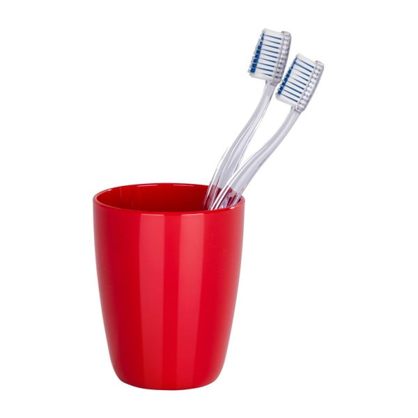 Wenko Cocktail Red šalica za četkicu za zube