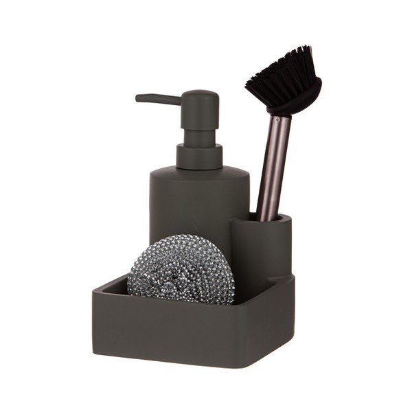 Tamno sivi držač za deterdžente od polyresina Essentials – Ladelle