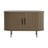 Smeđa komoda u dekoru hrasta s kliznim vratima 120x76x45 cm Nola – Unique Furniture