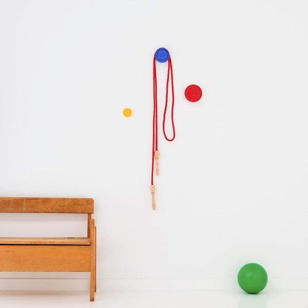 Set s 3 zidne vješalice LEGO® Colour-image-1