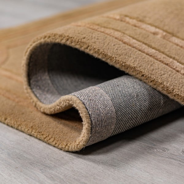 Ručno rađen vunen tepih boje terakote 120x170 cm Gatsby – Flair Rugs-image-3