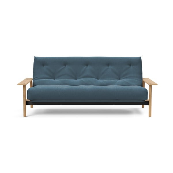 Plavi kauč na razvlačenje Innovation Balder Elegant Elegance Petrol, 97 x 230 cm