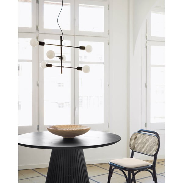 Crna viseća svjetiljka ø 55 cm Spica – Kave Home-image-1