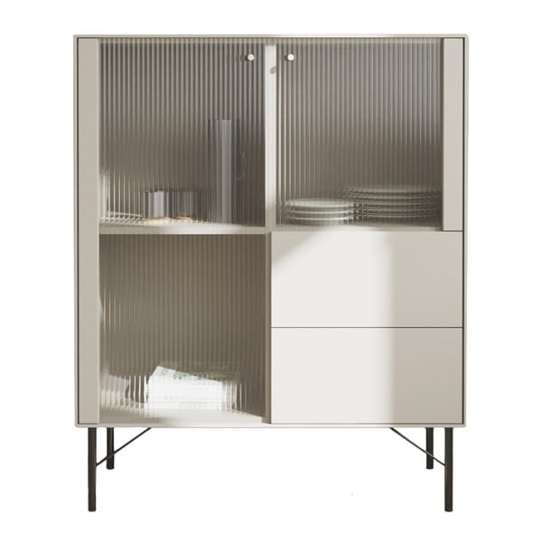 Svijetlo siva vitrina 91x111 cm Edge by Hammel – Hammel Furniture