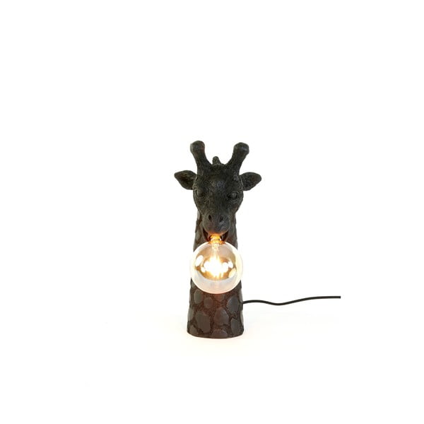 Mat crna stolna lampa (visina 36 cm) Giraffe – Light & Living
