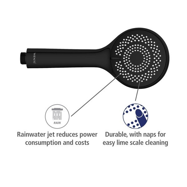 Glava za tuš ø 9,5 cm Water Saving - Wenko-image-3