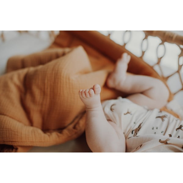 Konjak smeđi komplet za kolijevku – Malomi Kids-image-1