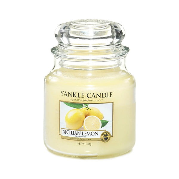 Yankee Candle Sicilijanski limun, vrijeme gorenja 65 - 90 sati