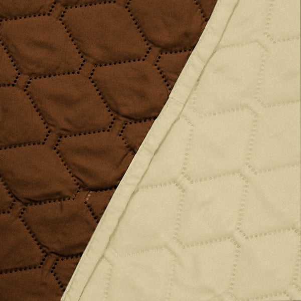 Bež-smeđi dvostrani prekrivač od mikrovlakana DecoKing Axel, 240 x 260 cm-image-3