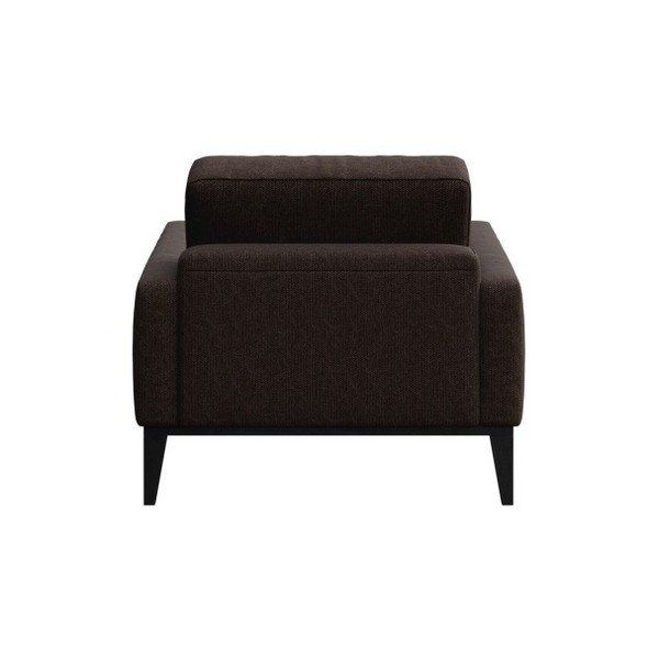 Smeđa fotelja MESONICA Musso Tufted-image-1