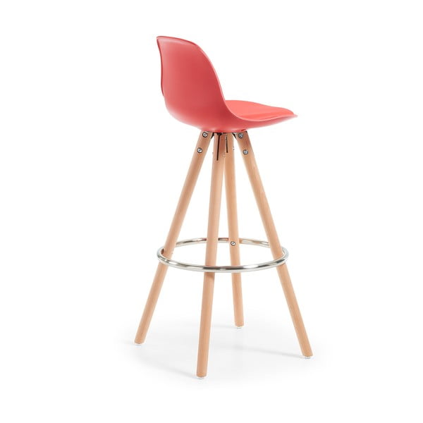 Set od 2 crvene La Forma Stag barske stolice-image-1