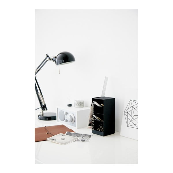 Crna uredski stolni stalak Stalak YAMAZAKI Tower-image-1