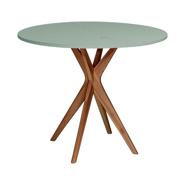 Okrugli proširiv blagovaonski stol 45x90 cm Jubi – Ragaba-image-2