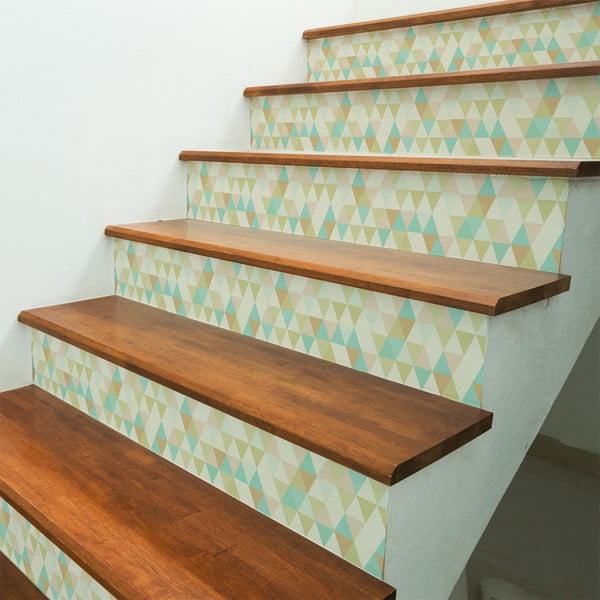 Set od 2 naljepnice za stepenice Ambiance Stairs Stickers Frederikke, 15 x 105 cm