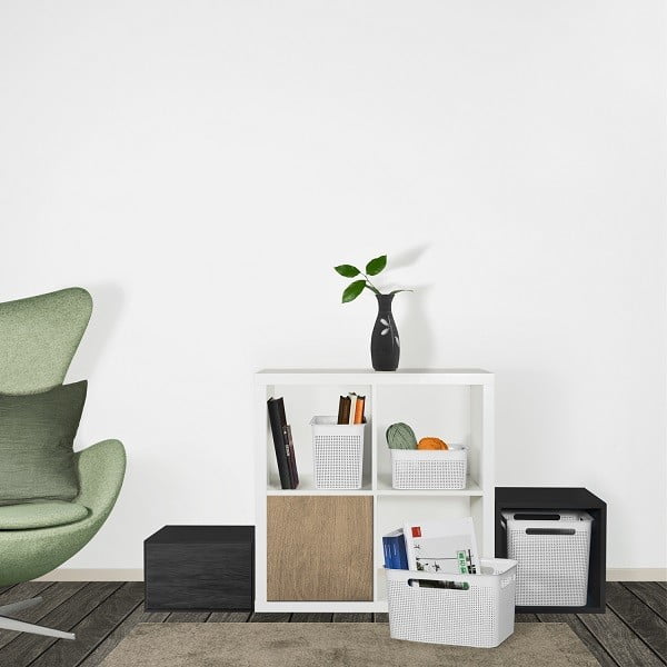 Bež košara za pohranu od reciklirane plastike Brisen - Rotho-image-1