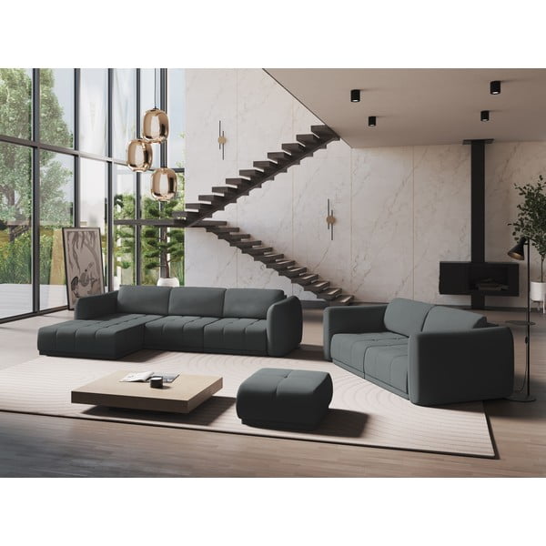 Tamno siva kutna garnitura (s lijevim kutom) Hoku – Makamii-image-1