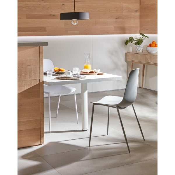 Bijela blagovaonska stolica Kave Home Wass-image-1