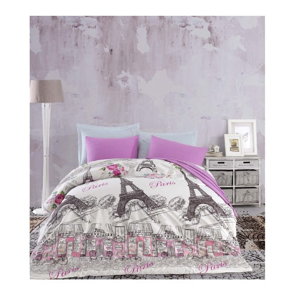 Pamučni set posteljine s Antas plahtama, 200 x 220 cm