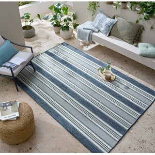 Unutarnji i vanjski tepih plavozeleni 120x170 cm Roma Stripe – Flair Rugs
