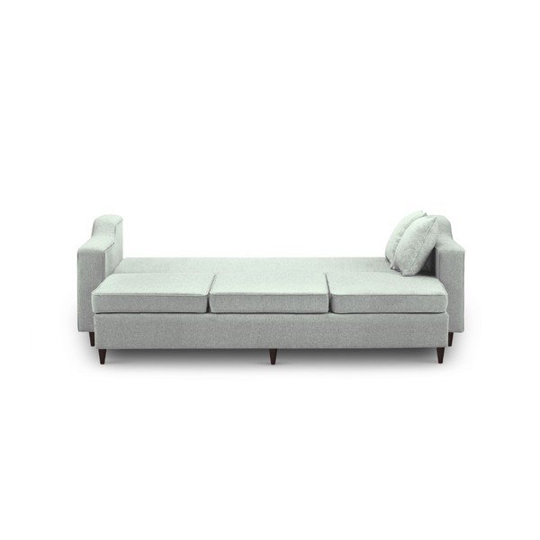 Svijetlozeleni trosjed na razvlačenje s prostorom za odlaganje Mazzini Sofas Narcisse-image-1