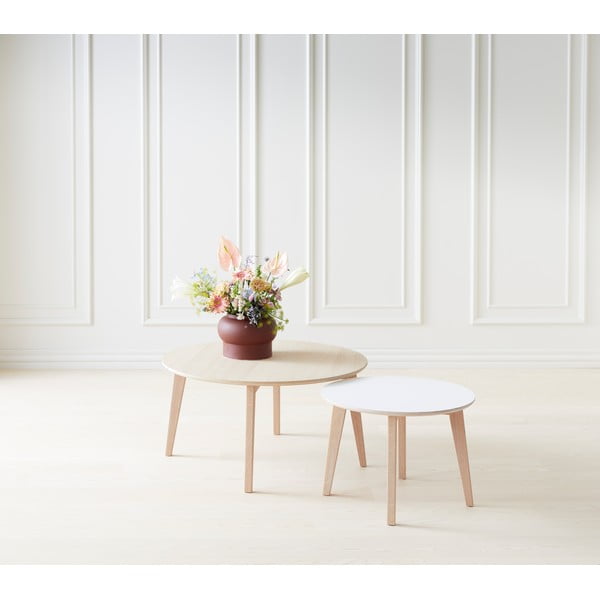 Stolić za kavu u hrastovom dekoru Hammel Iris Ø 90 cm-image-1