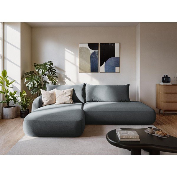 Prljavo plava sklopiva kutna garnitura (s desnim kutom/s ležaljkom) Hale – Makamii-image-1