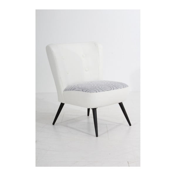 Sivo-bijela fotelja Max Winzer Neele