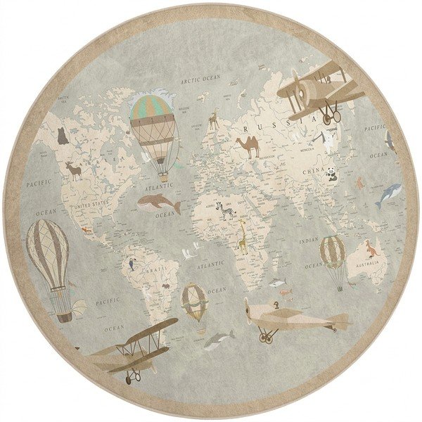 Periv dječji tepih za igru ø150 cm Vintage World – Mila Home