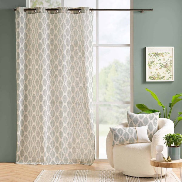 Zelena/bež zavjesa 140x240 cm Maho – douceur d'intérieur-image-3