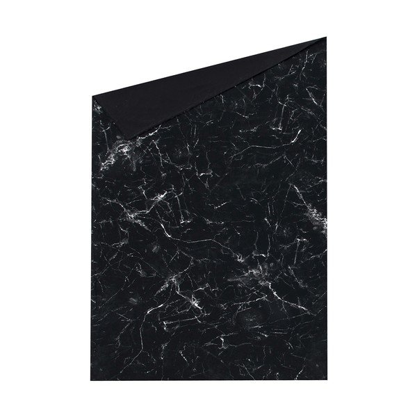 Crna pamučna plahta Westwing Collection, 150 x 220 cm